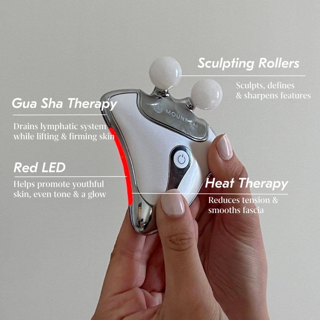 The Vitality Qi LED Gua Sha Device with Protective Pouch