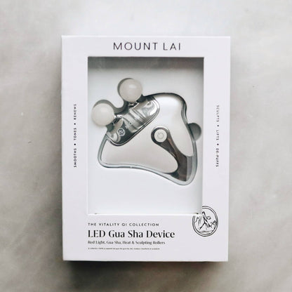 The Vitality Qi LED Gua Sha Device with Protective Pouch